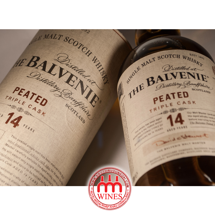 THE BALVENIE PEATED TRIPLE CASK AGED 14 YEARS | Rượu Ngoại Chính Hãng